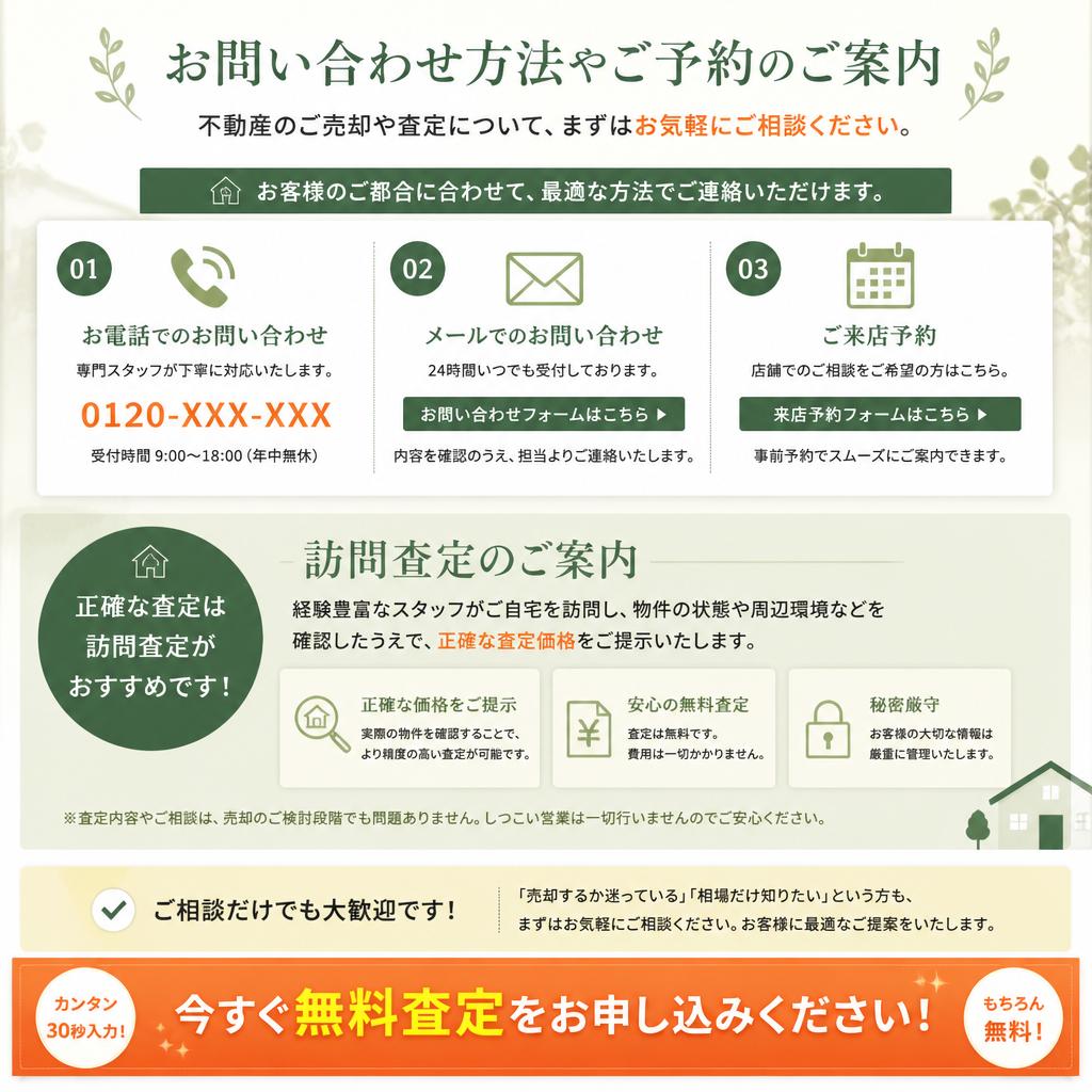 7. お問い合わせ・ご予約