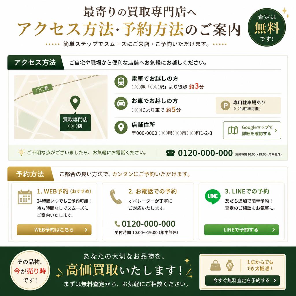 今すぐ査定に行こう！