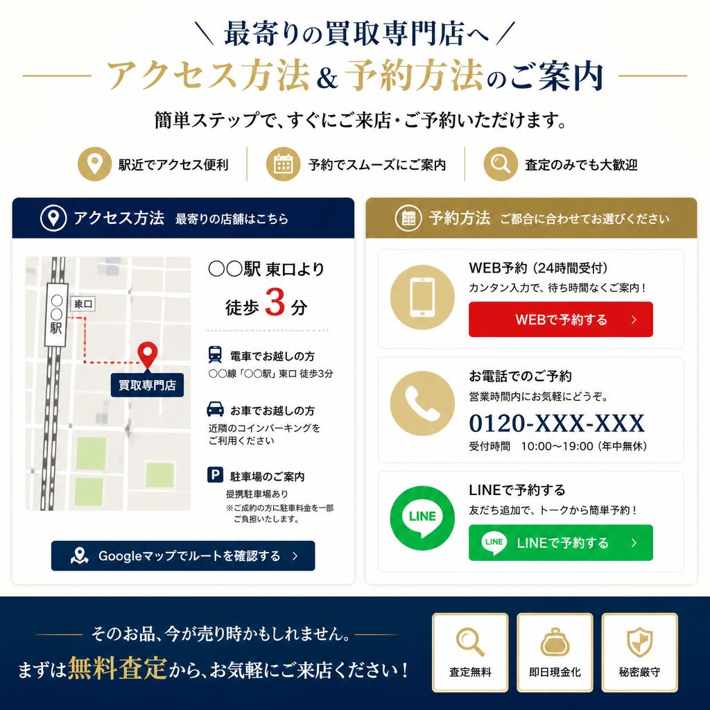 今すぐ査定に行こう！