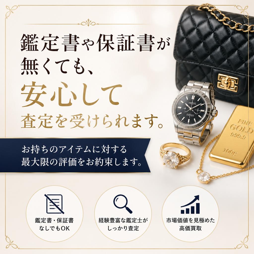 付属品がなくても大丈夫
