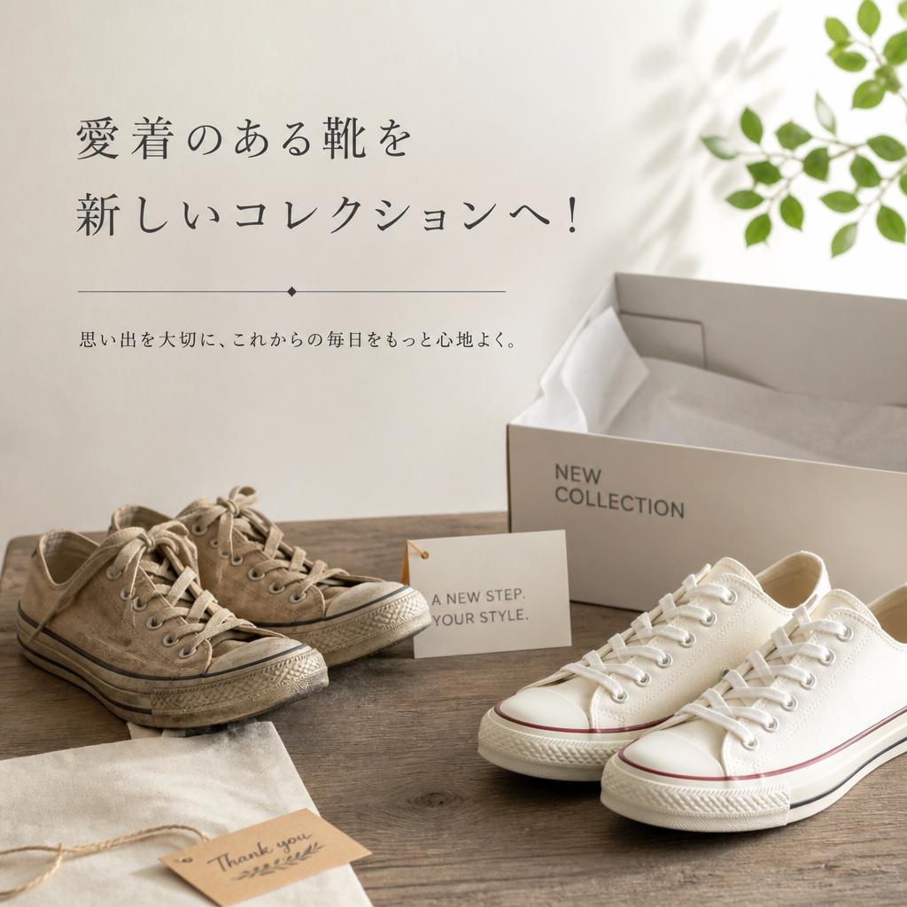 愛着のある靴を新しいコレクションへ！