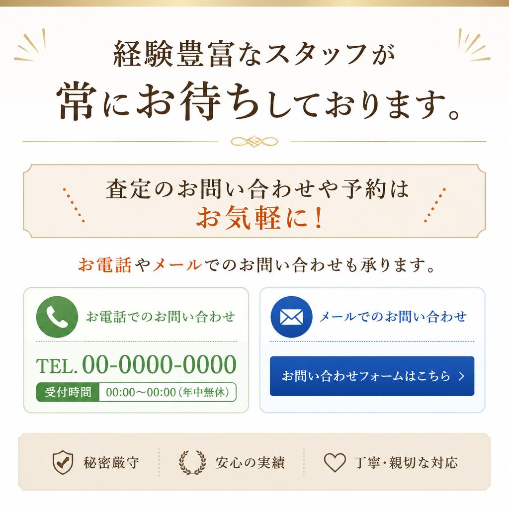 今すぐお問い合わせを！