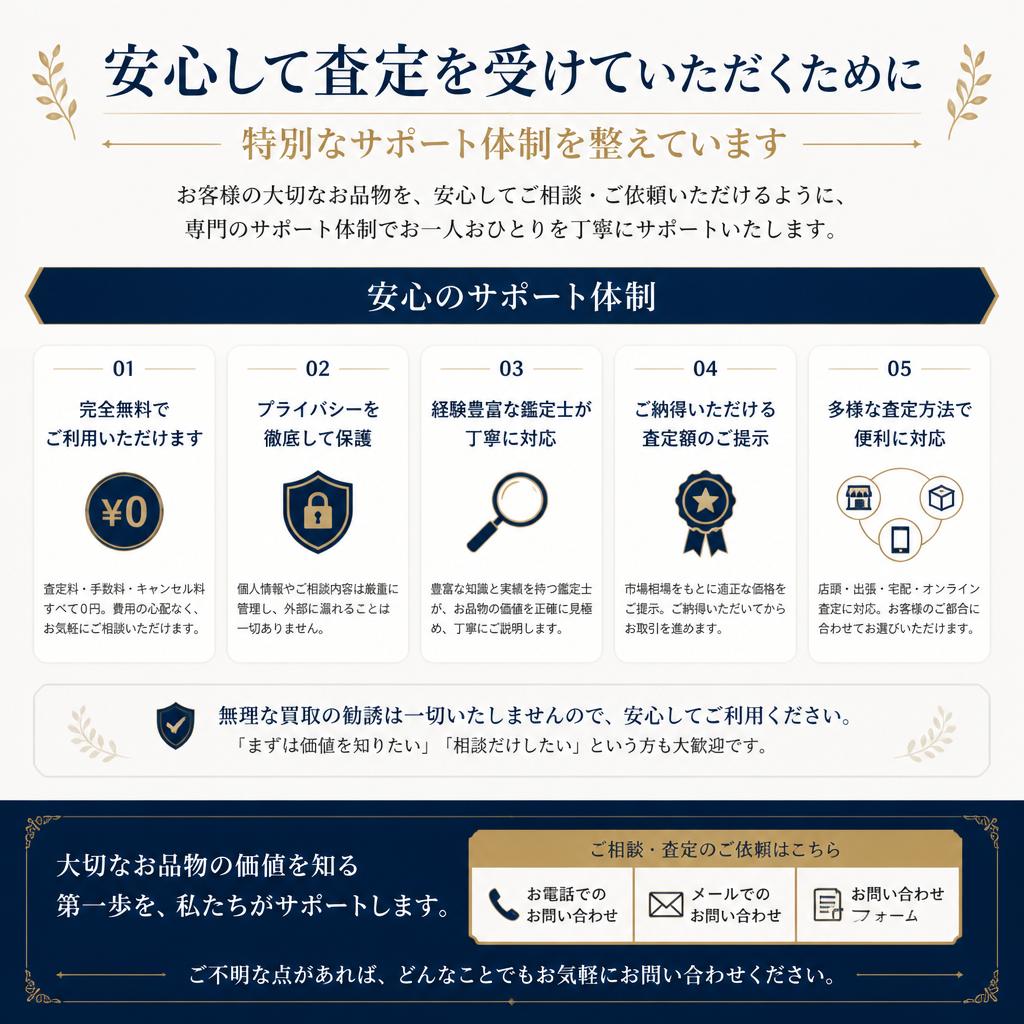 安心と信頼のサポート体制