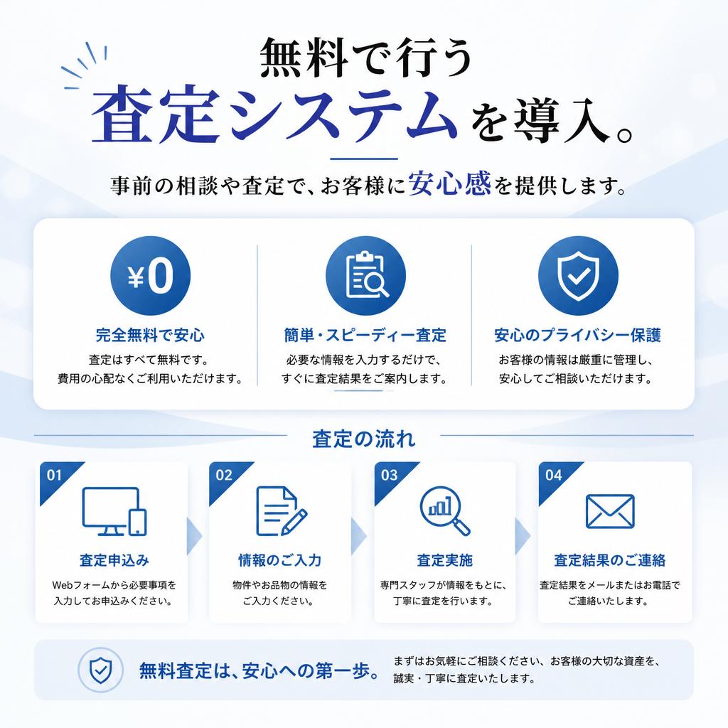 安心の査定システム