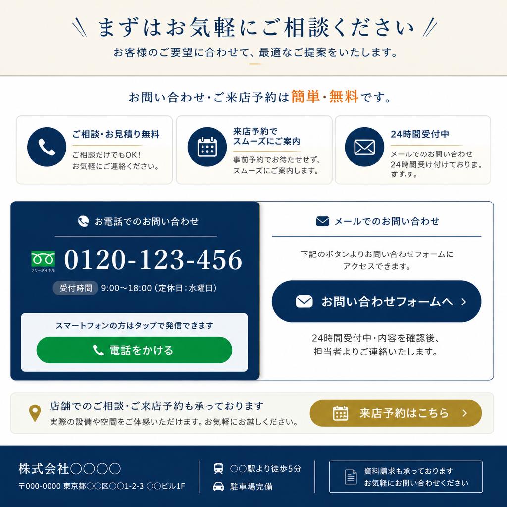 7. 今すぐお問い合わせを！