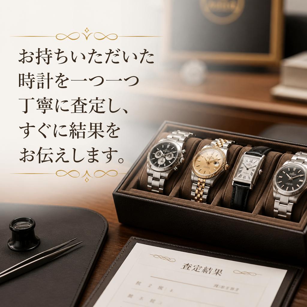 2. 時計査定の流れ