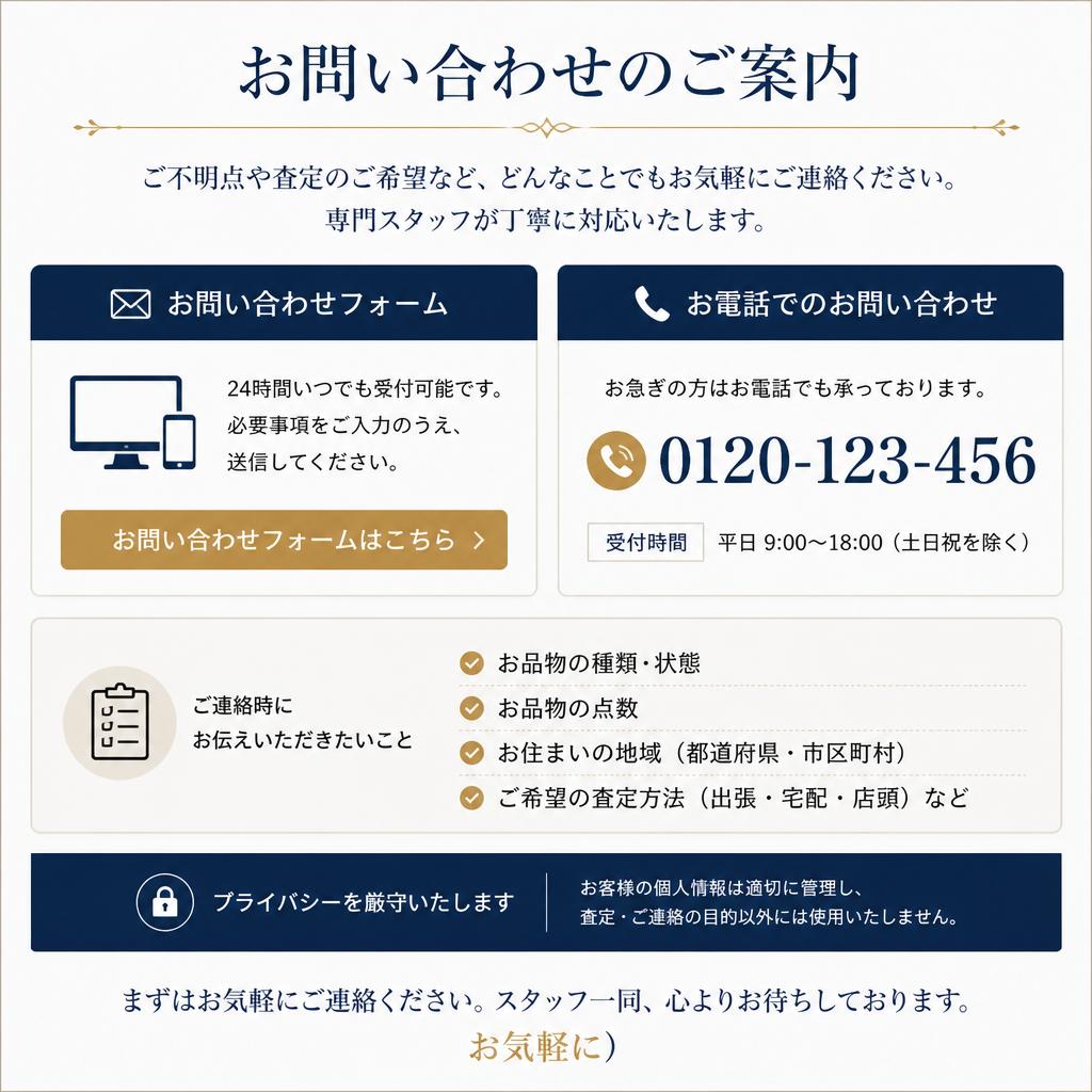 お問い合わせ・予約