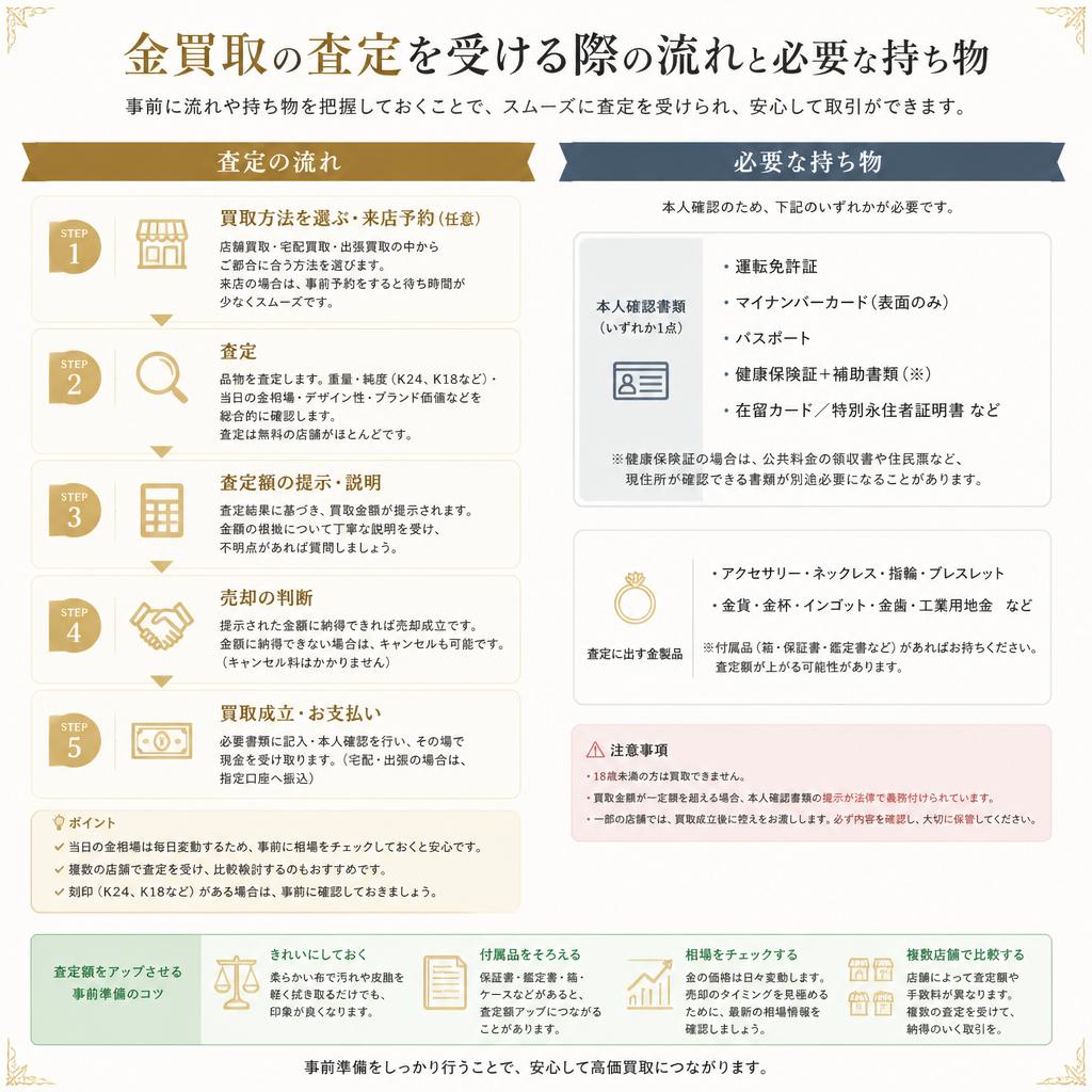 5. 査定の流れと必要なもの
