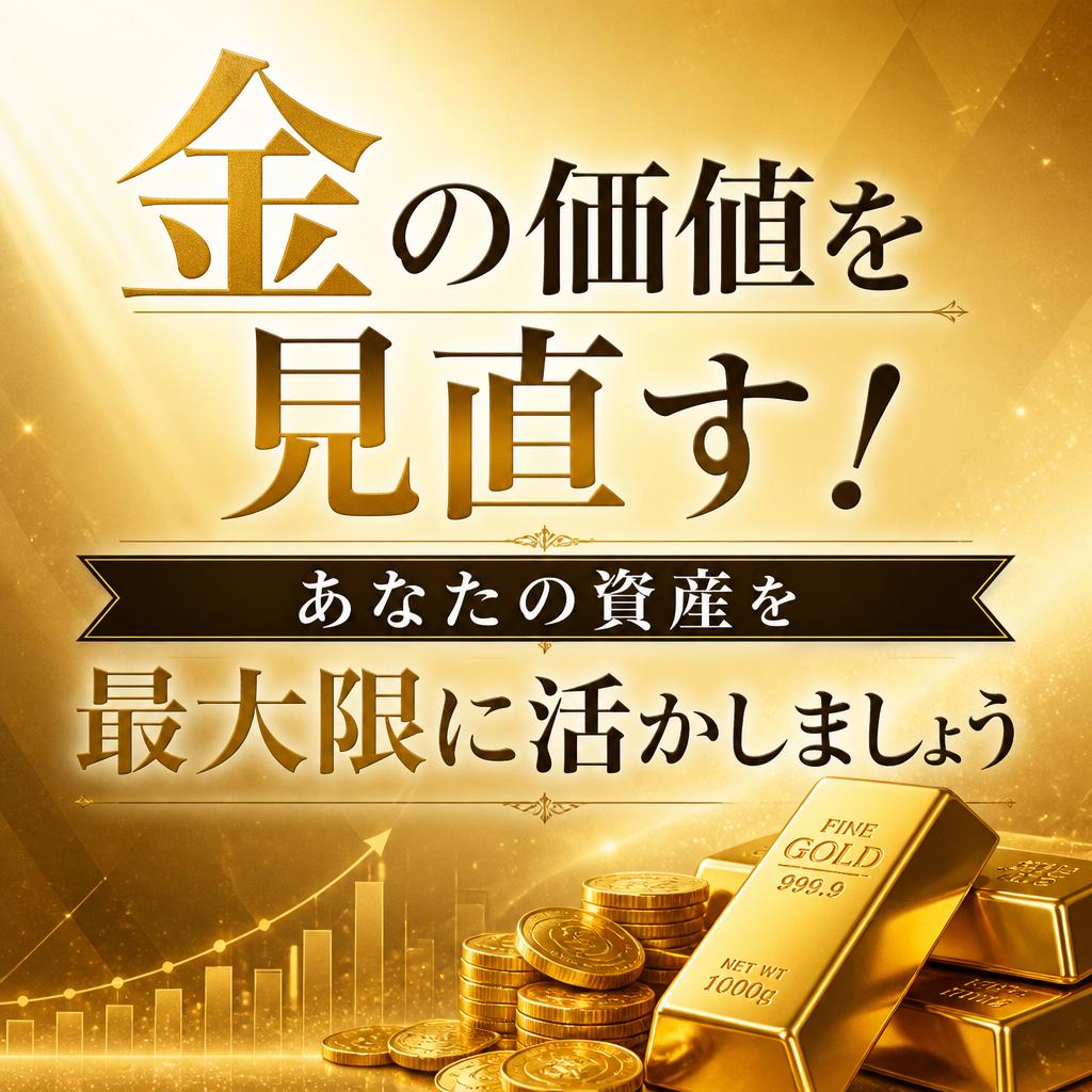 「金の価値を見直す！あなたの資産を最大限に活かしましょう」