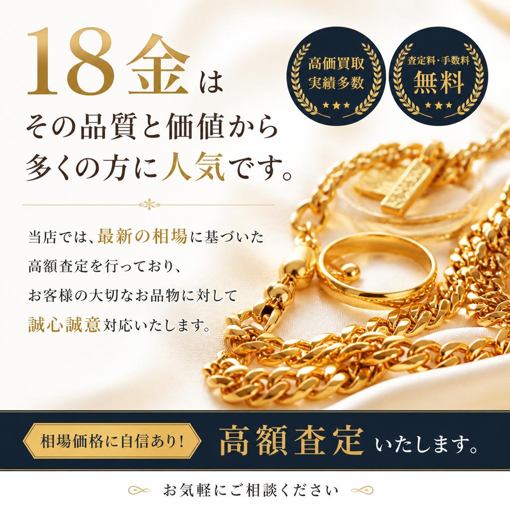 18金買取の魅力