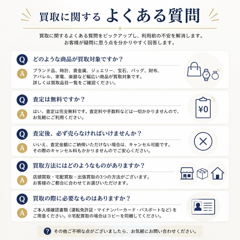 5. よくある質問 - 安心してご利用いただくために