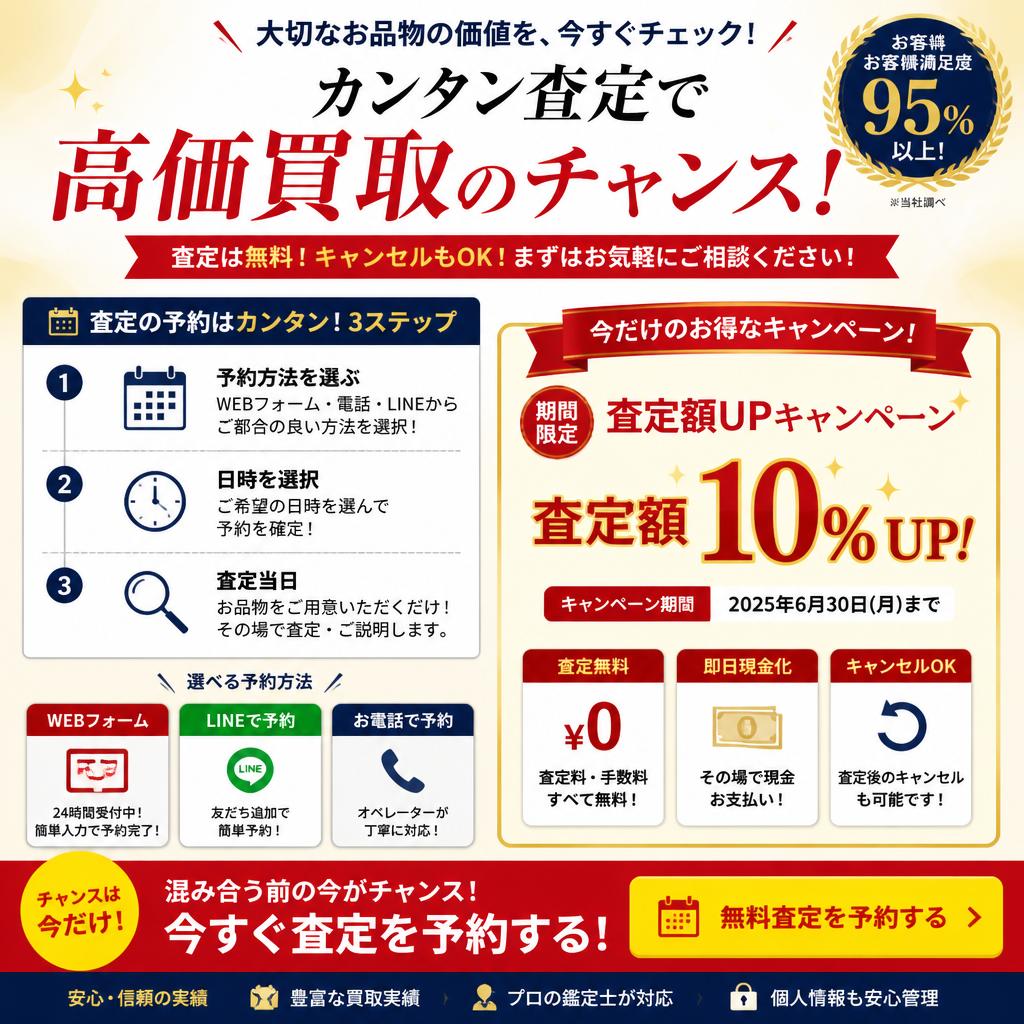 今すぐ査定を受けよう！