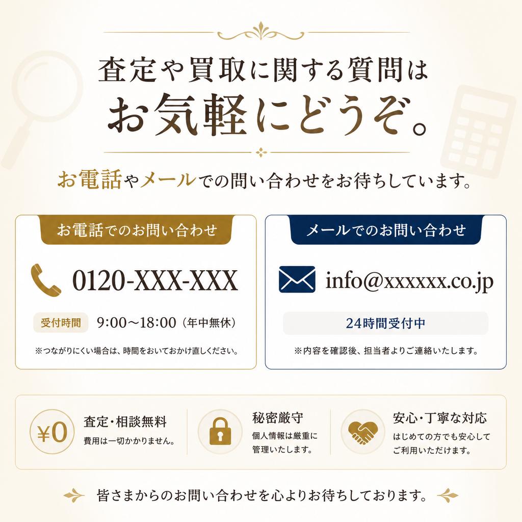 お問い合わせはお気軽に！