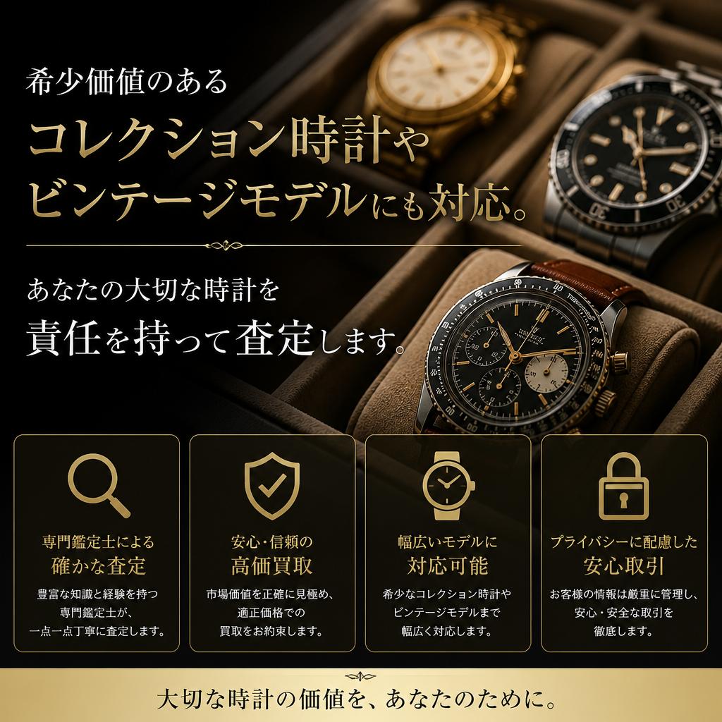 4. コレクター心をくすぐる査定サービス