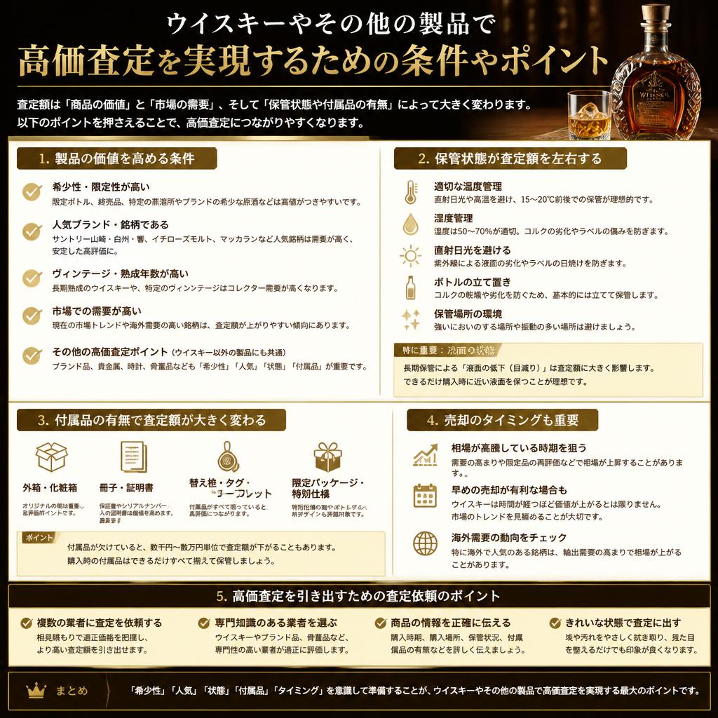 高価査定のポイント