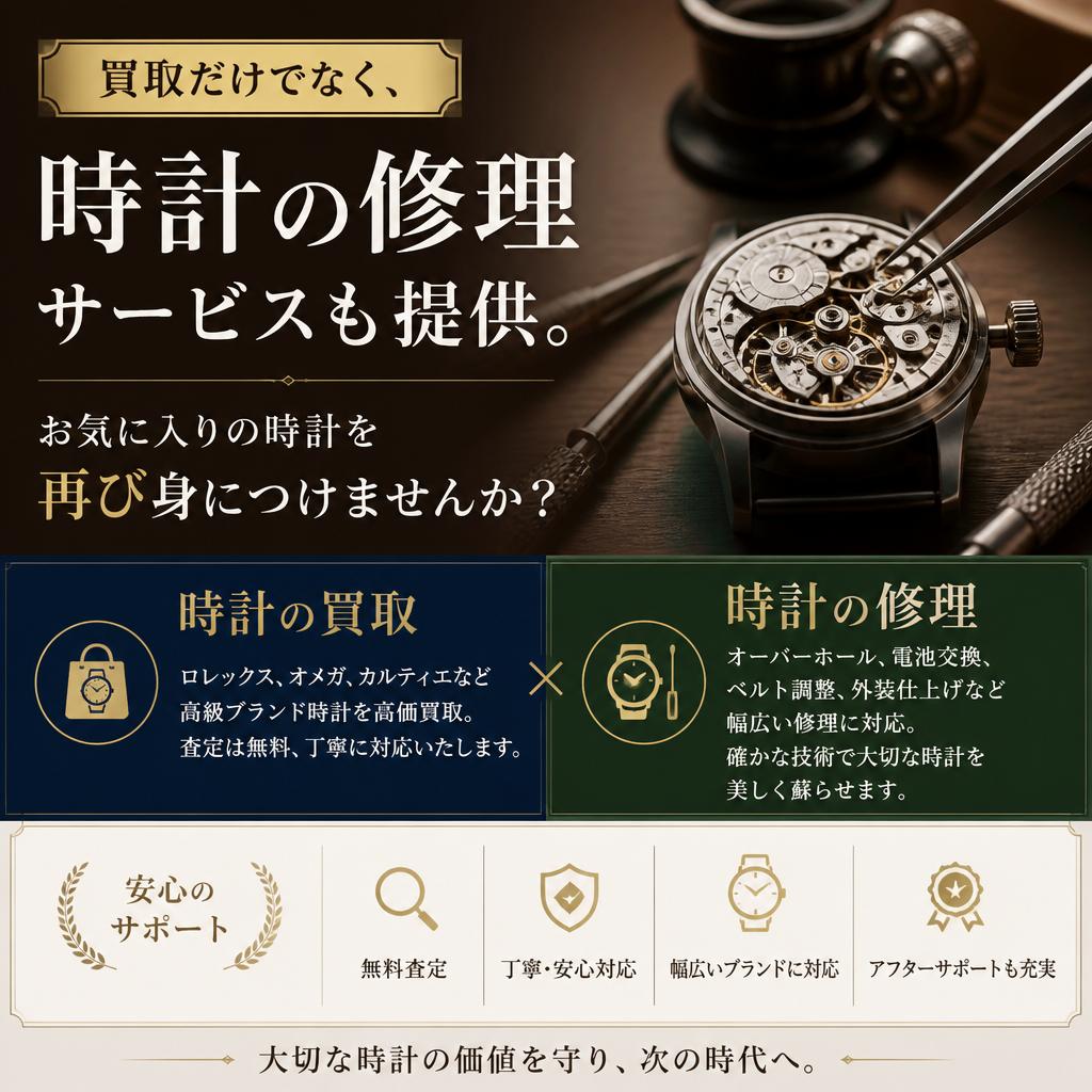 5. 時計修理サービスのご案内