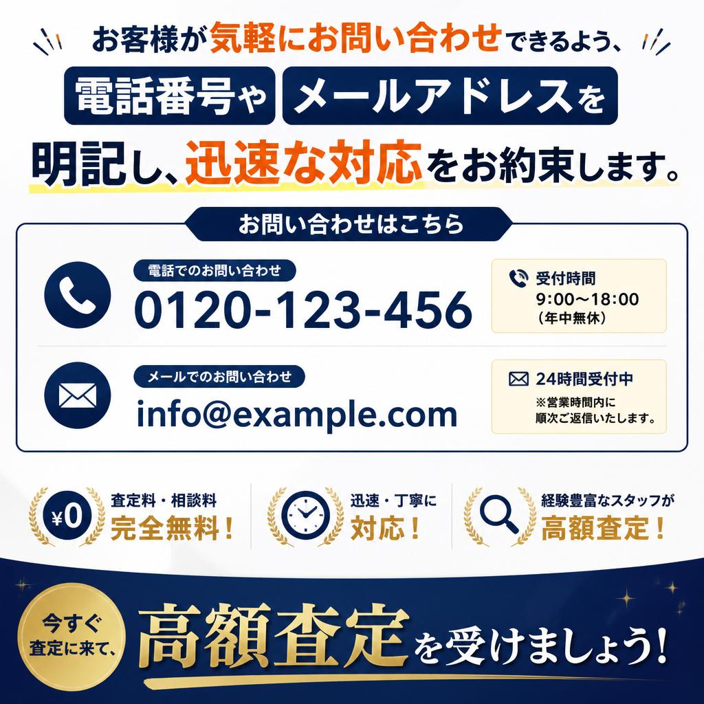 今すぐお問い合わせを！
