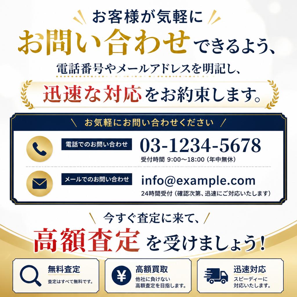 今すぐお問い合わせを！
