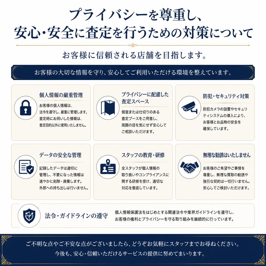 5. 安心・安全な買取