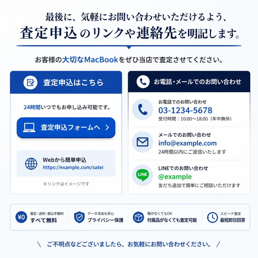 今すぐ査定を申し込みましょう！