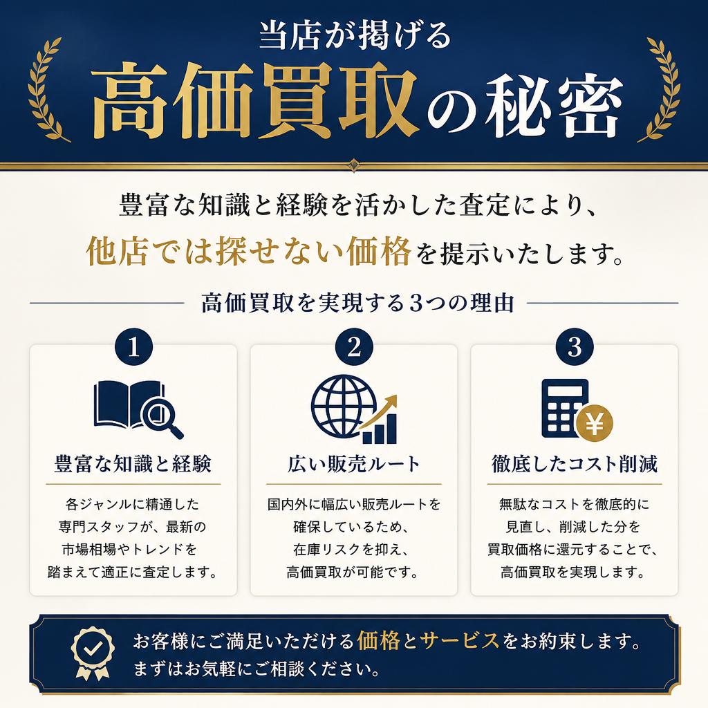 高価買取を実現する理由