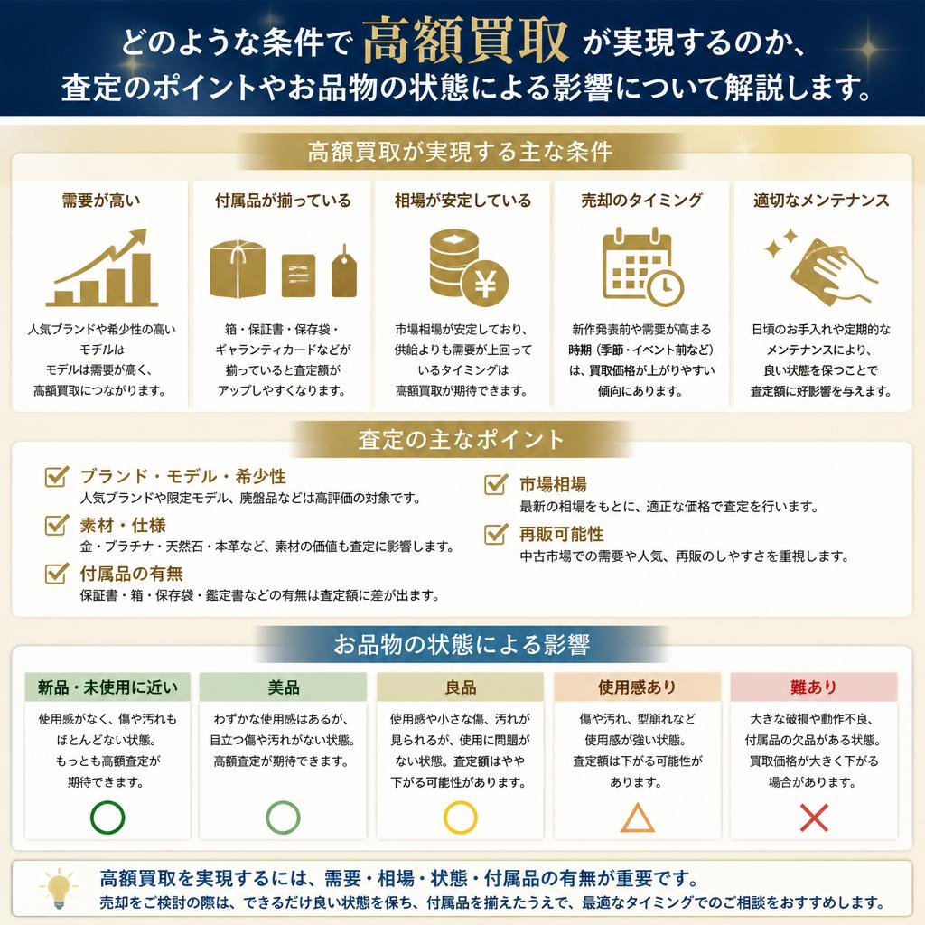 2. 高価買取の秘訣