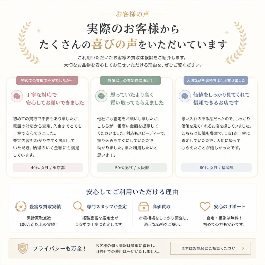 4. 体験談・お客様の声