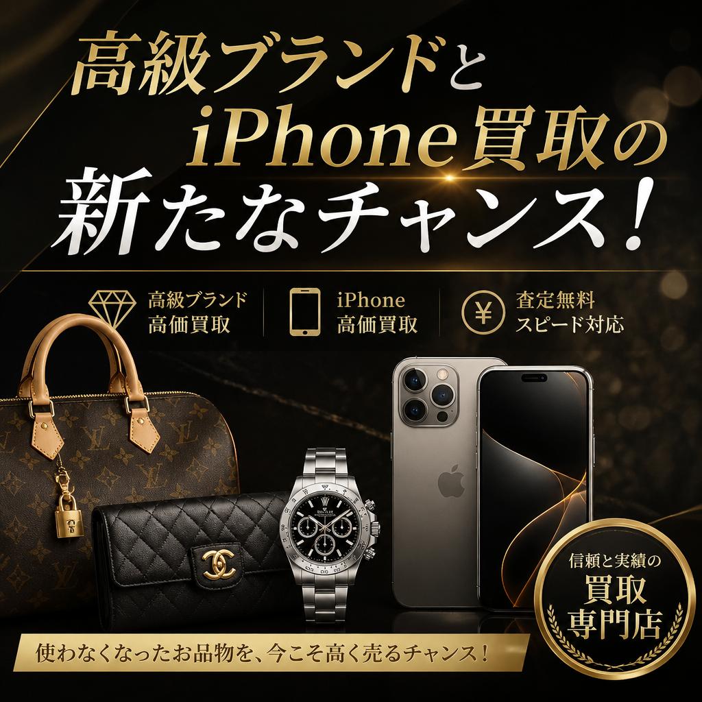 高級ブランドとiPhone買取の新たなチャンス！