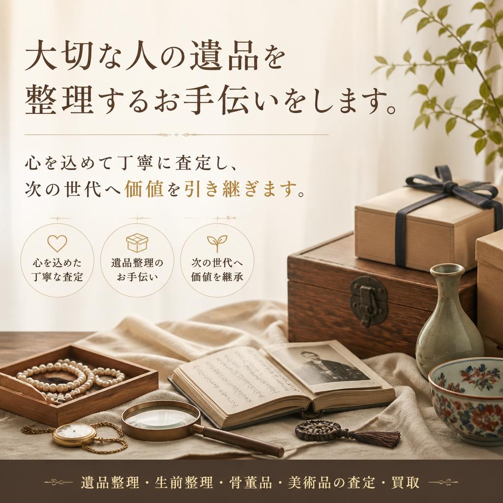 遺品処理もお任せ