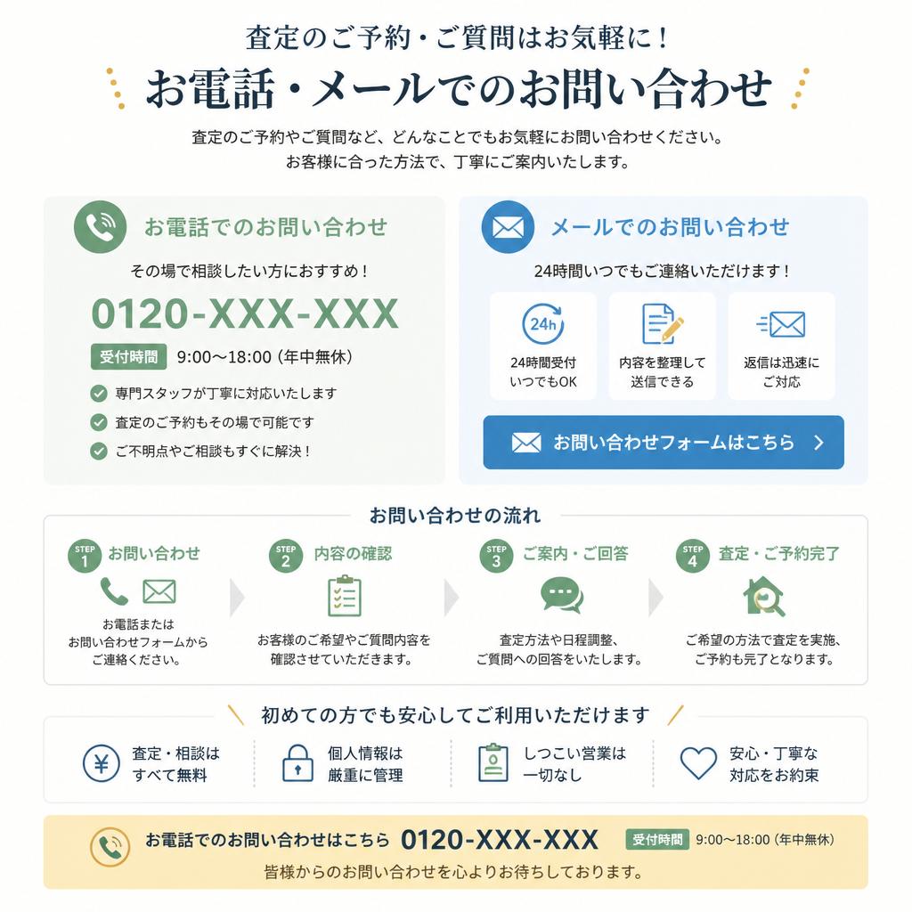 今すぐお問合せを！
