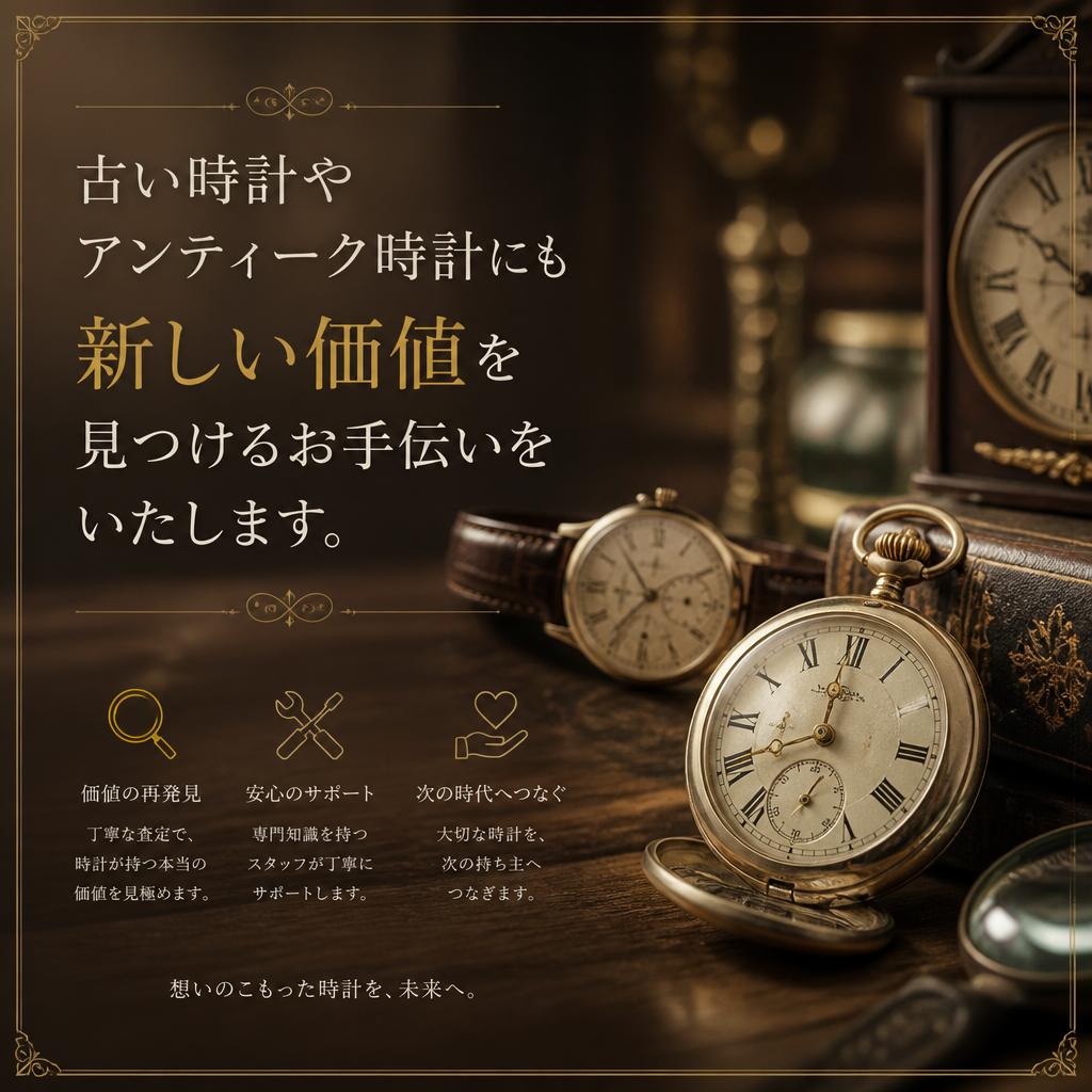 アンティーク時計の買取