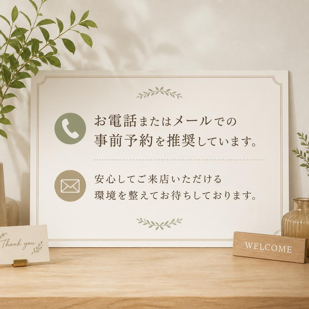 今すぐご予約を！