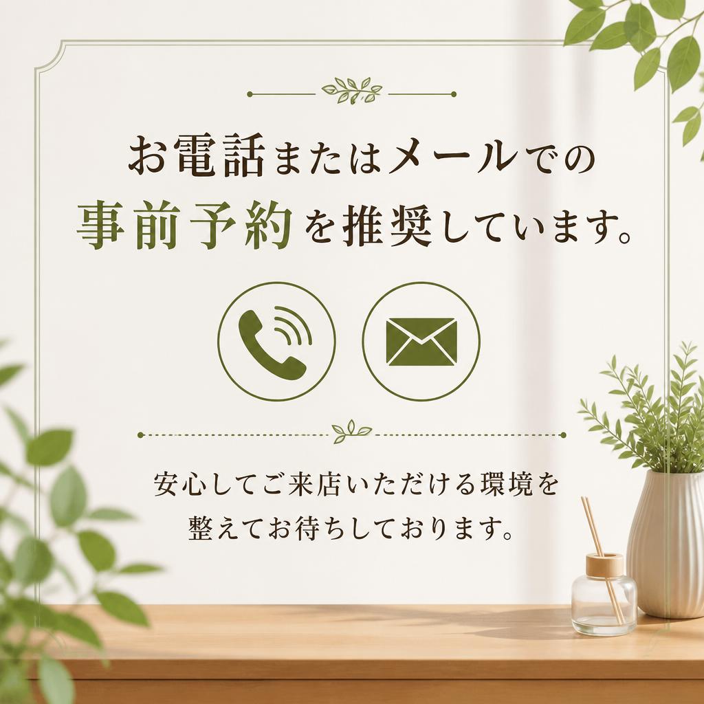 今すぐご予約を！