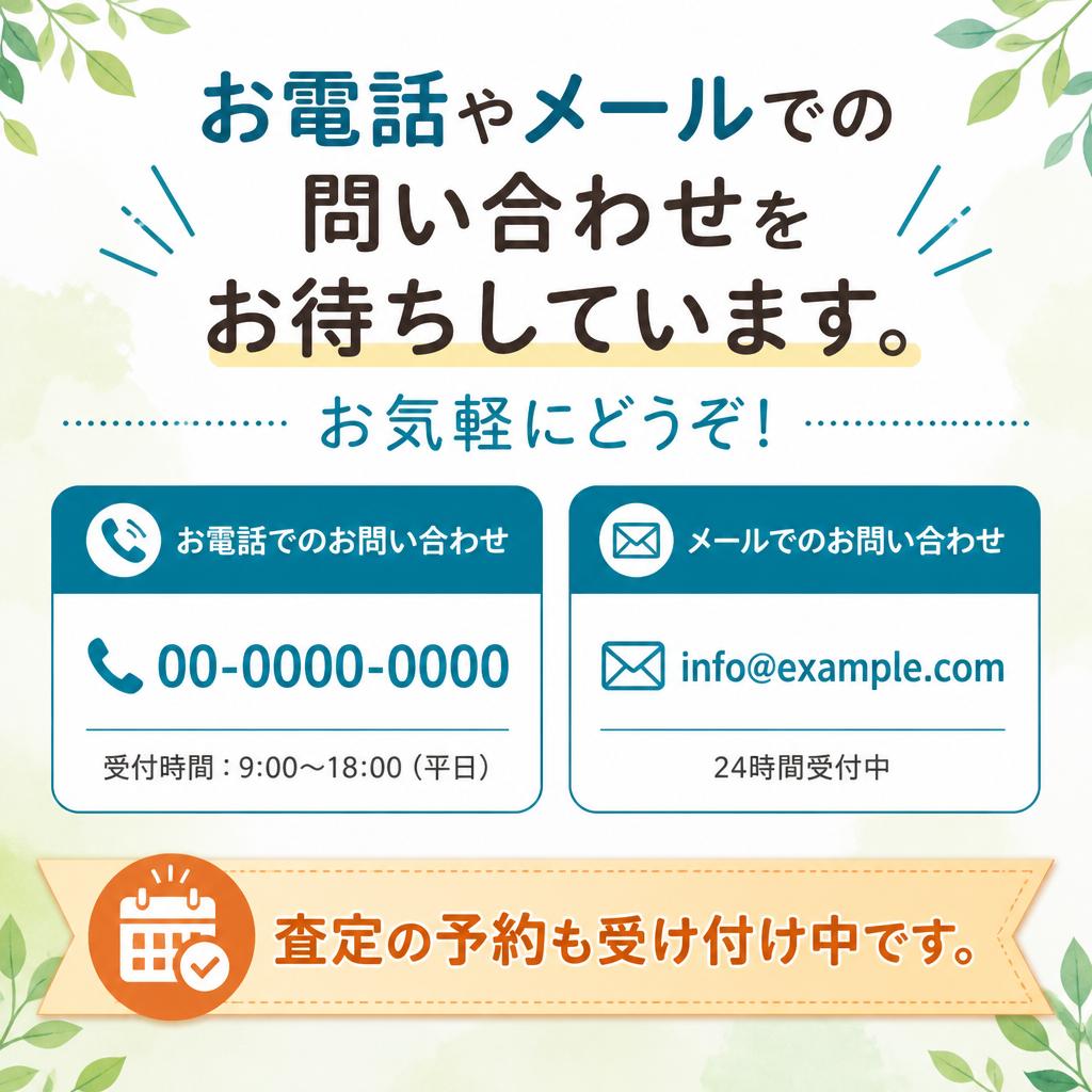 今すぐ査定を！
