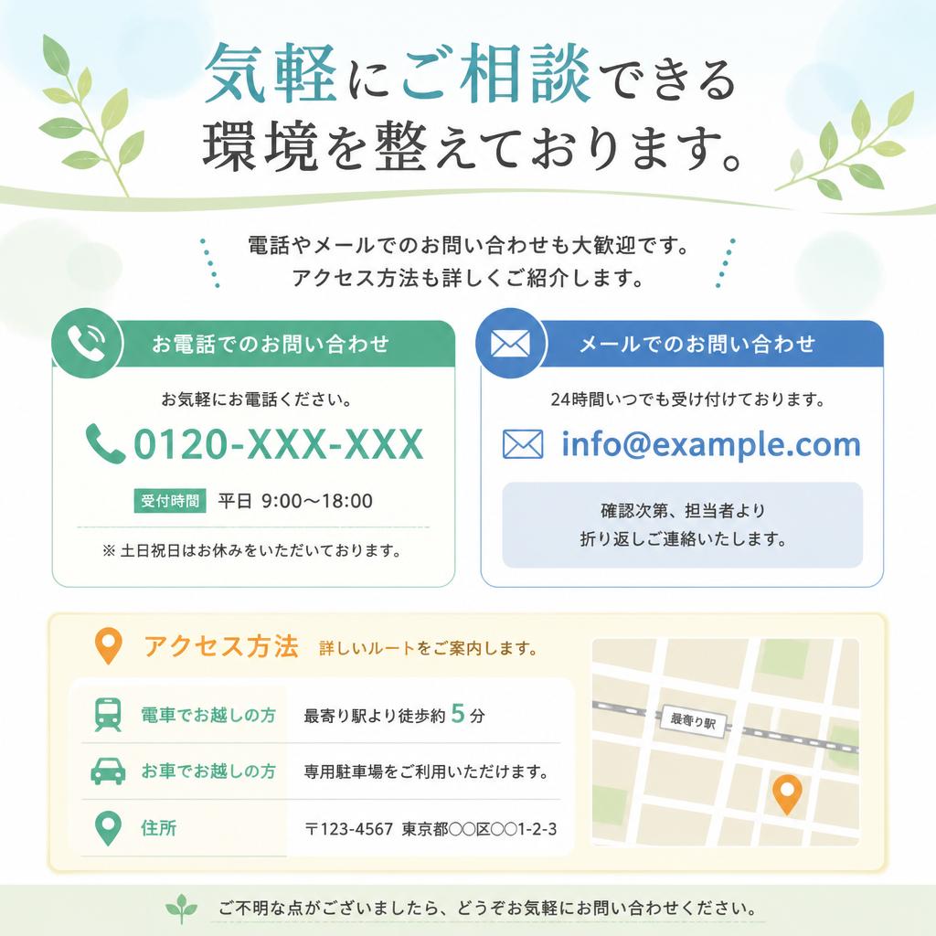 お問い合わせ・アクセス