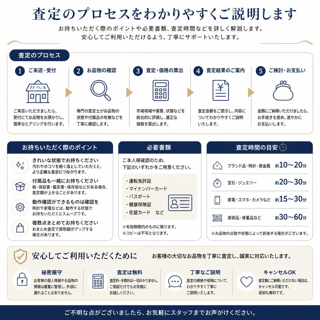 2. 商品査定の流れ