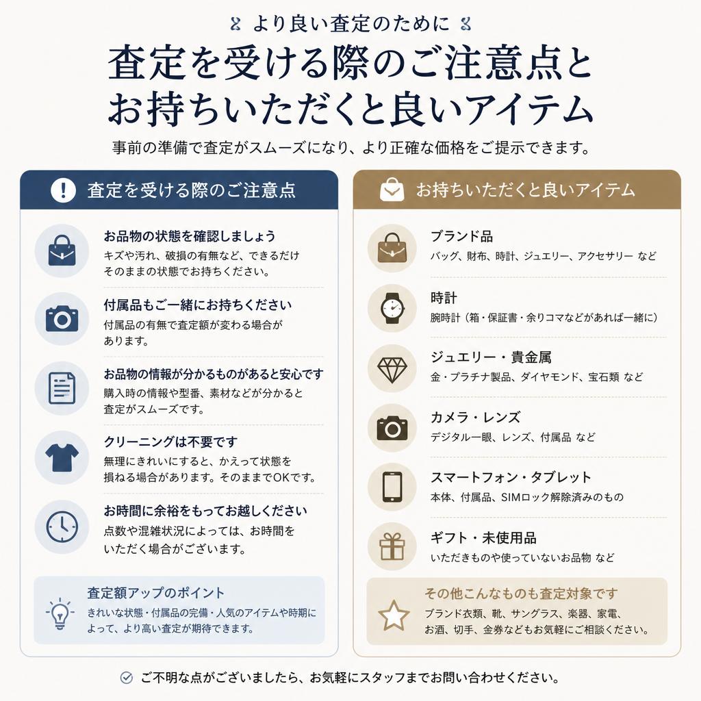 査定前の準備