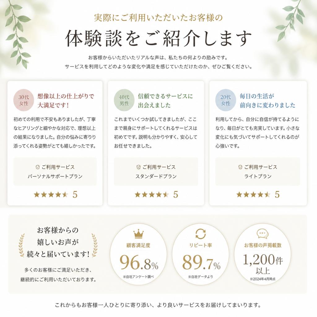 お客様の声