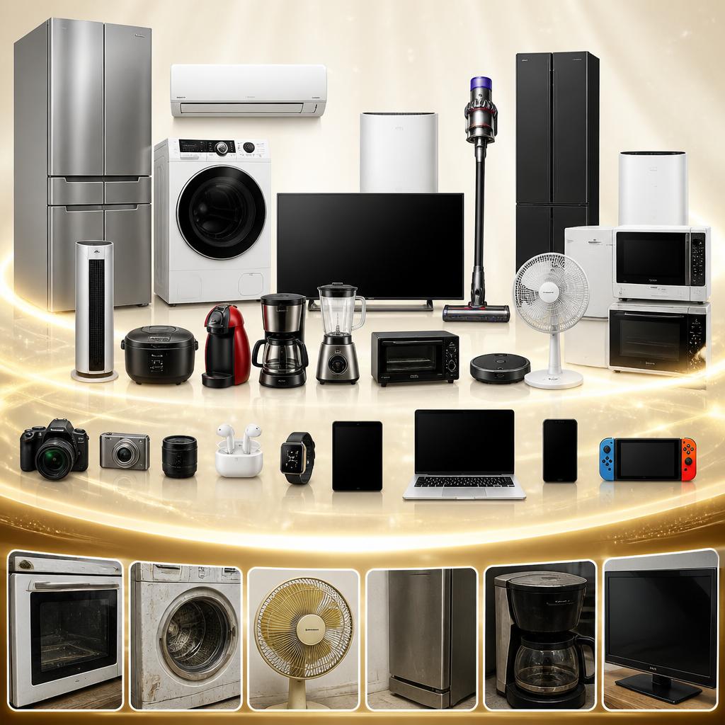 買取対象の家電品
