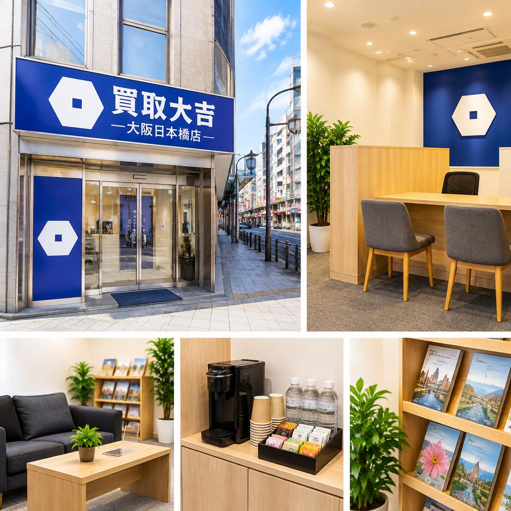 日本橋駅から徒歩約1分。気軽に立ち寄れる店舗